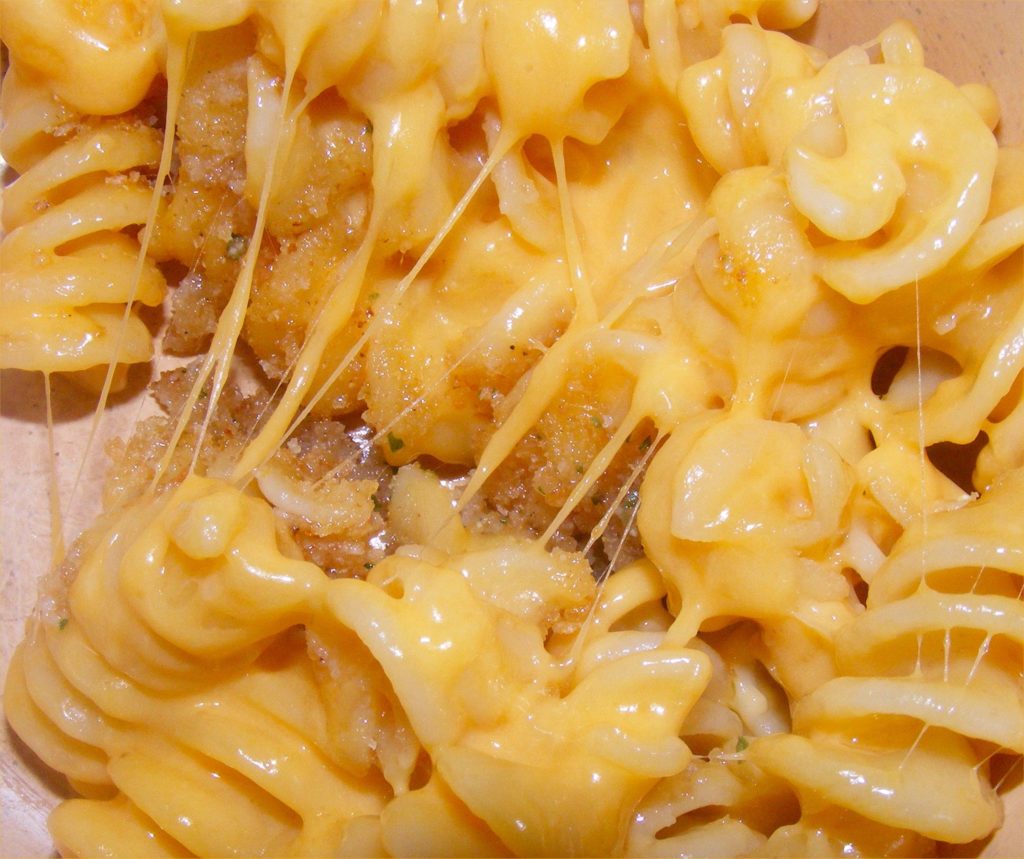 pasta dish with cheese