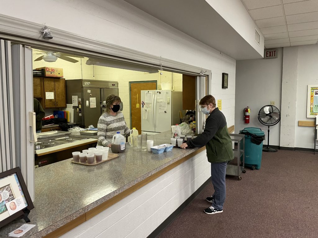 Servers working at God's kitchen.