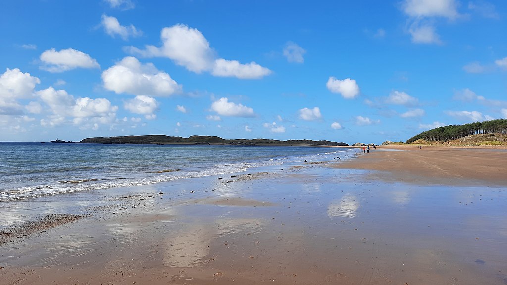 View of Ynys Llanddwyhn (home of the magic eels)